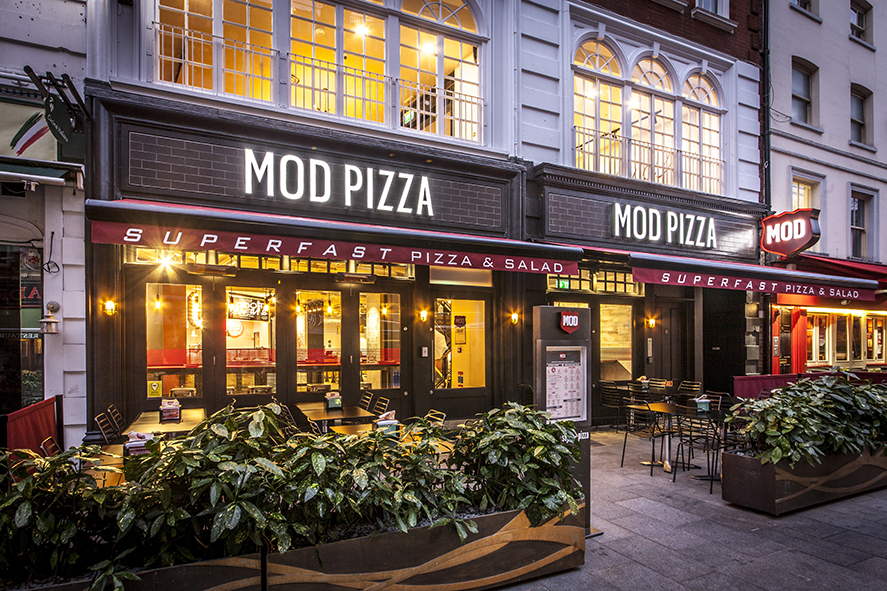 MOD Pizza, Leicester Square, London, UK