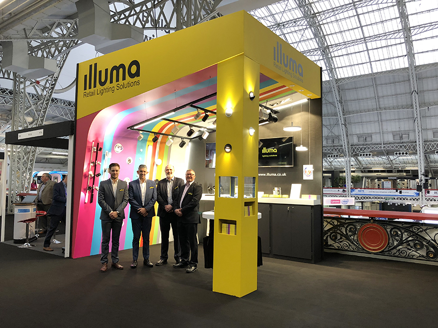 Illuma Lighting's 2018 Retail Design Expo Team and Stand